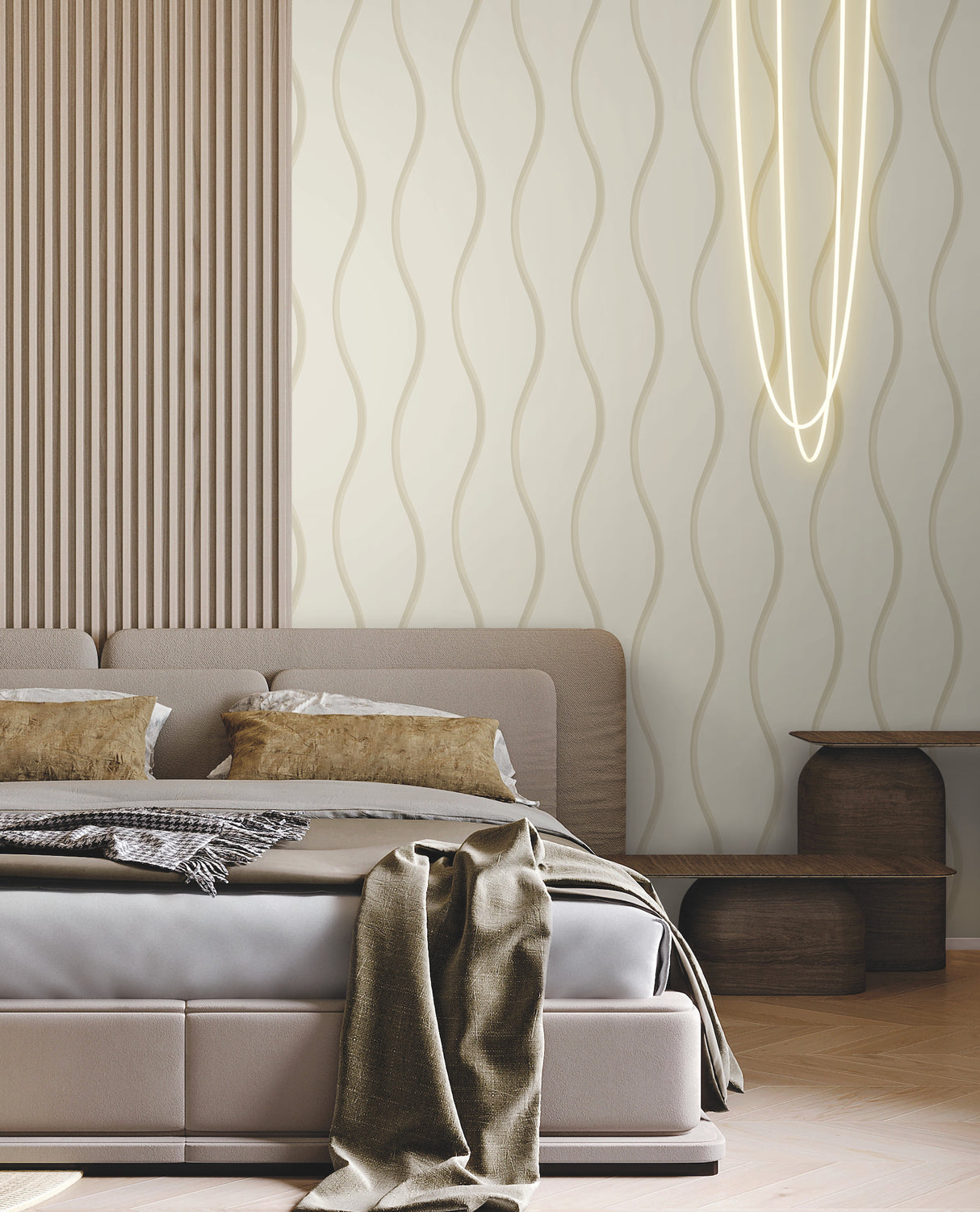 York DT5111 Unfurl Neutral Wallpaper