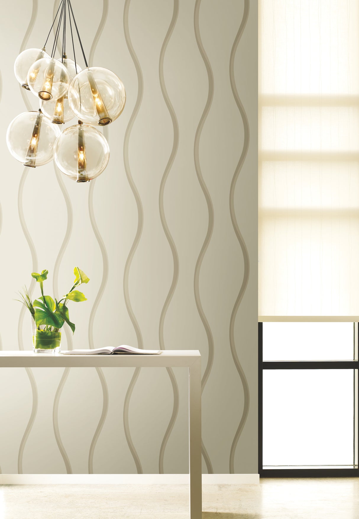 York DT5111 Unfurl Neutral Wallpaper