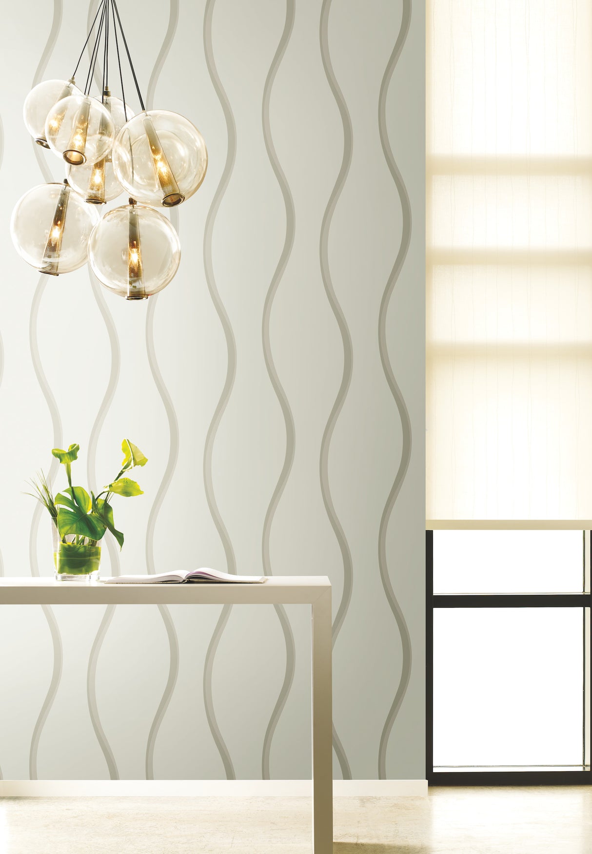 York DT5112 Unfurl Off White Wallpaper