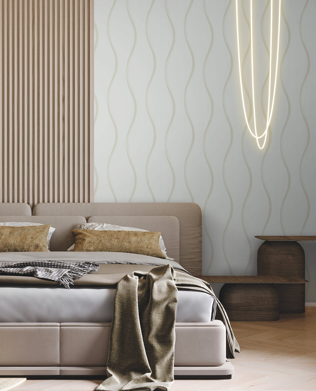 York DT5113 Unfurl Blue Wallpaper