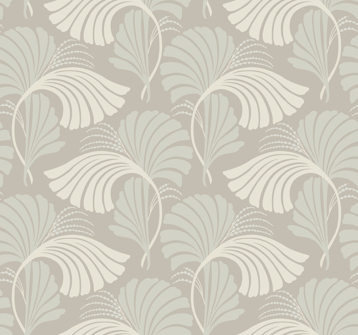 York DT5135 Dancing Leaves Neutral Wallpaper