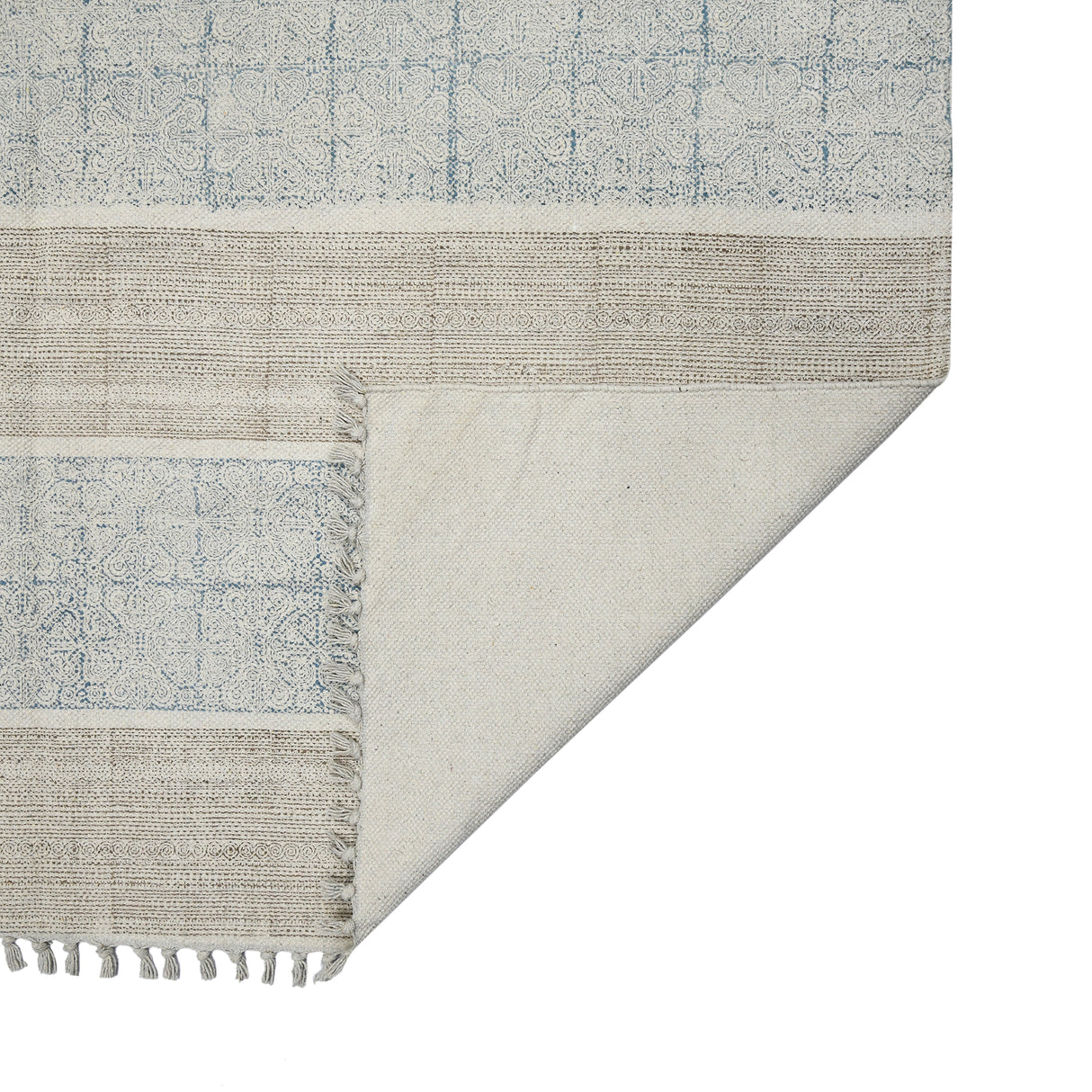 Amer Rugs DUN40508 Dune Distressed Geometric Stone Blue 5' X 8' Area Rug