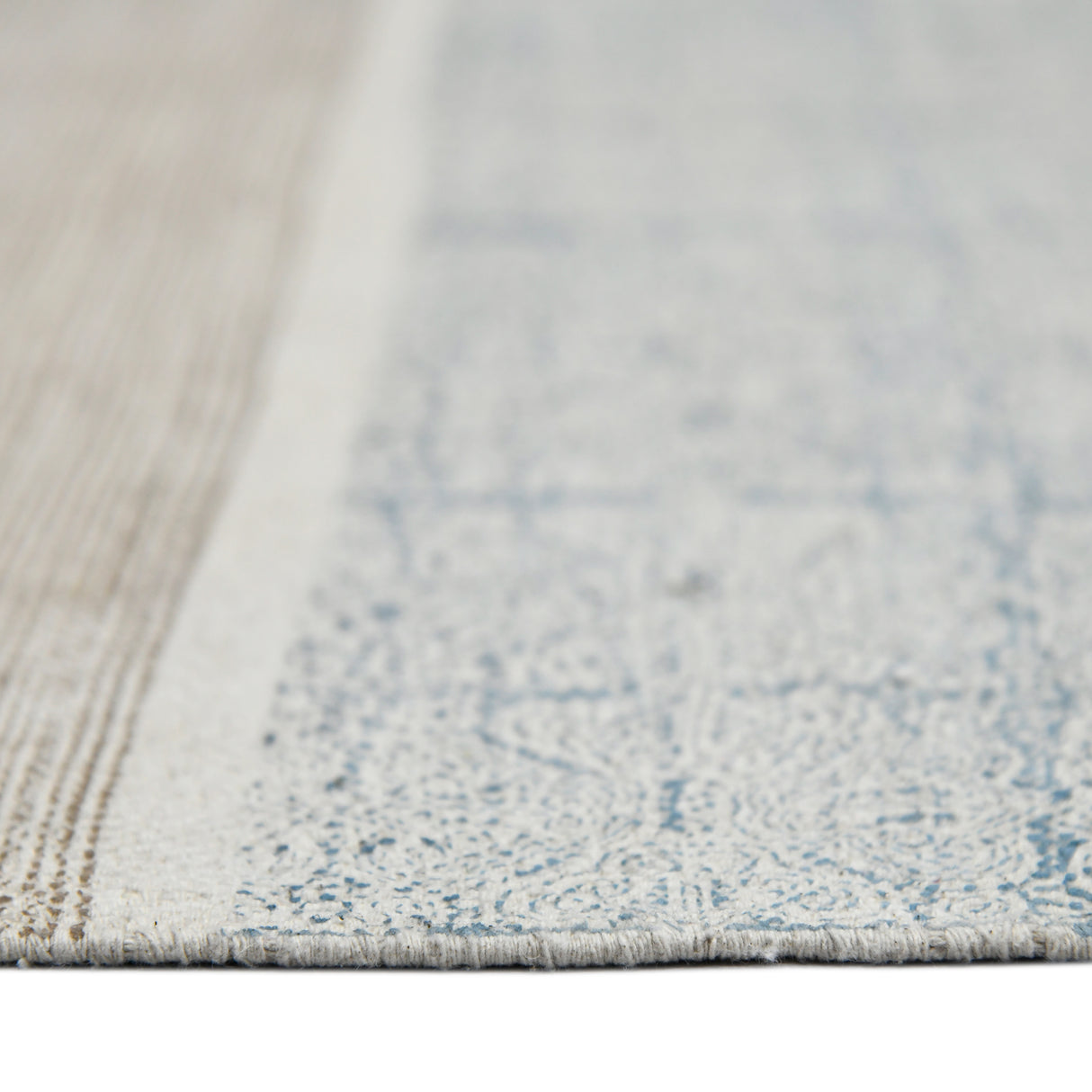 Amer Rugs DUN40508 Dune Distressed Geometric Stone Blue 5' X 8' Area Rug