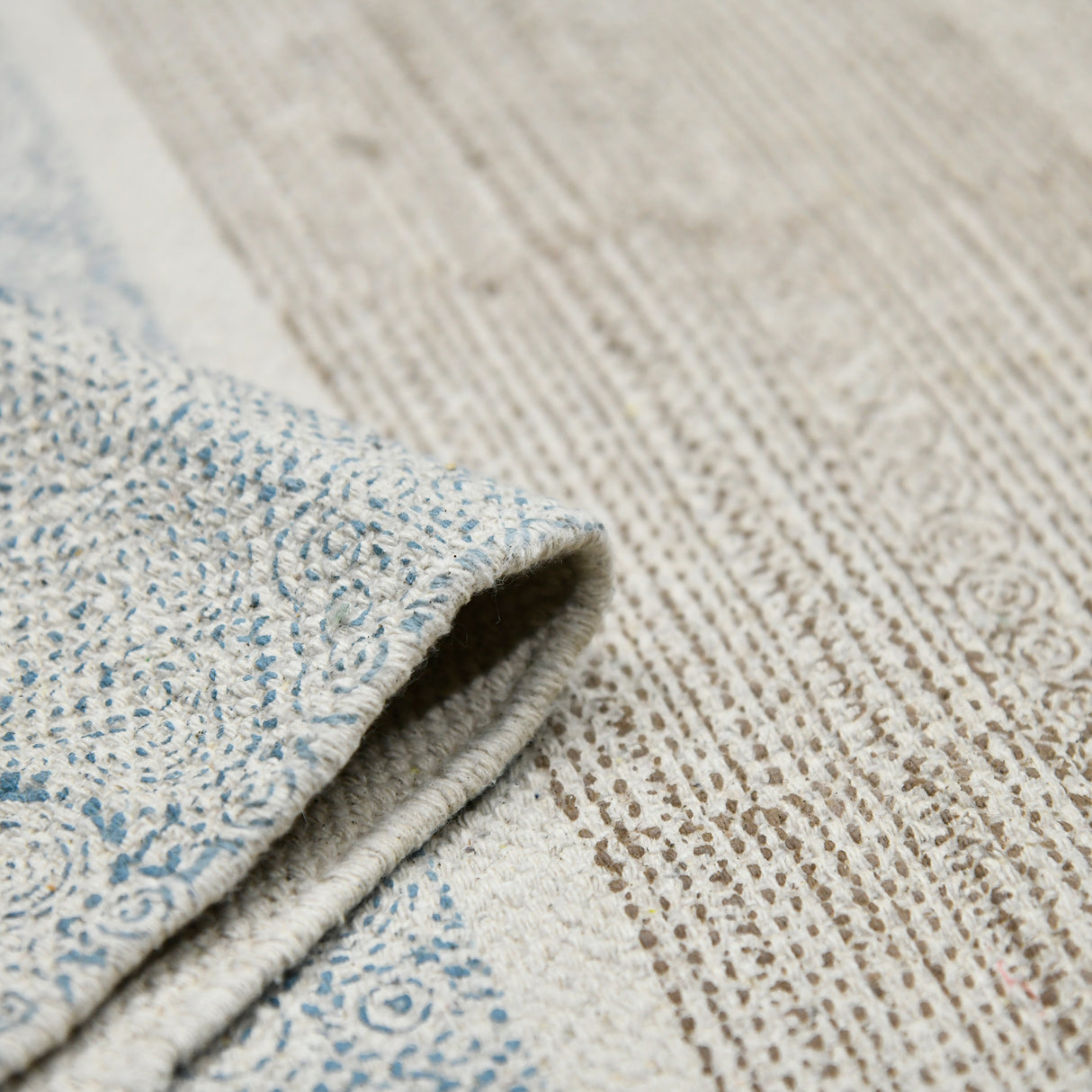 Amer Rugs DUN40508 Dune Distressed Geometric Stone Blue 5' X 8' Area Rug