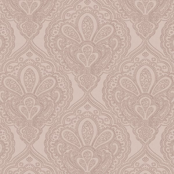 Galerie DWP0247-04 Rose Gold Mehndi Damask - Eade's Wallpaper