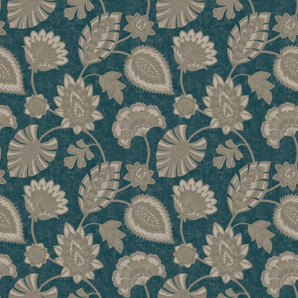Galerie DWP0351-05 Blue Flower Fan - Eade's Wallpaper