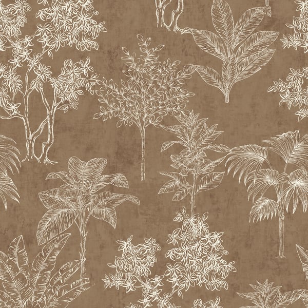 Galerie DWP0361-02 Beige Floating Foliage - Eade's Wallpaper