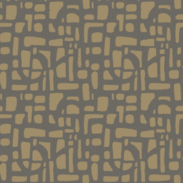 Galerie DWP0364-03 Gold Chunky Geo - Eade's Wallpaper