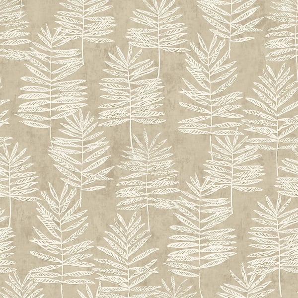 Galerie DWP0365-03 Cream Tumbling Leaf - Eade's Wallpaper