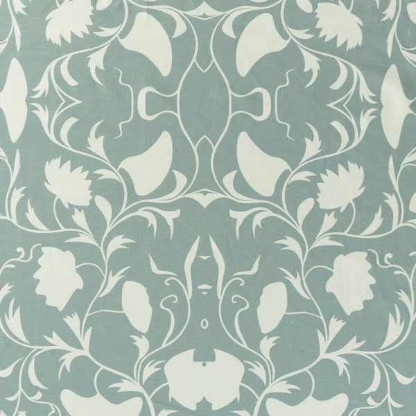 Mitchell MDS FF-2106-44 Floral,Traditional Wanderlust-Ciel - Eade's Wallpaper