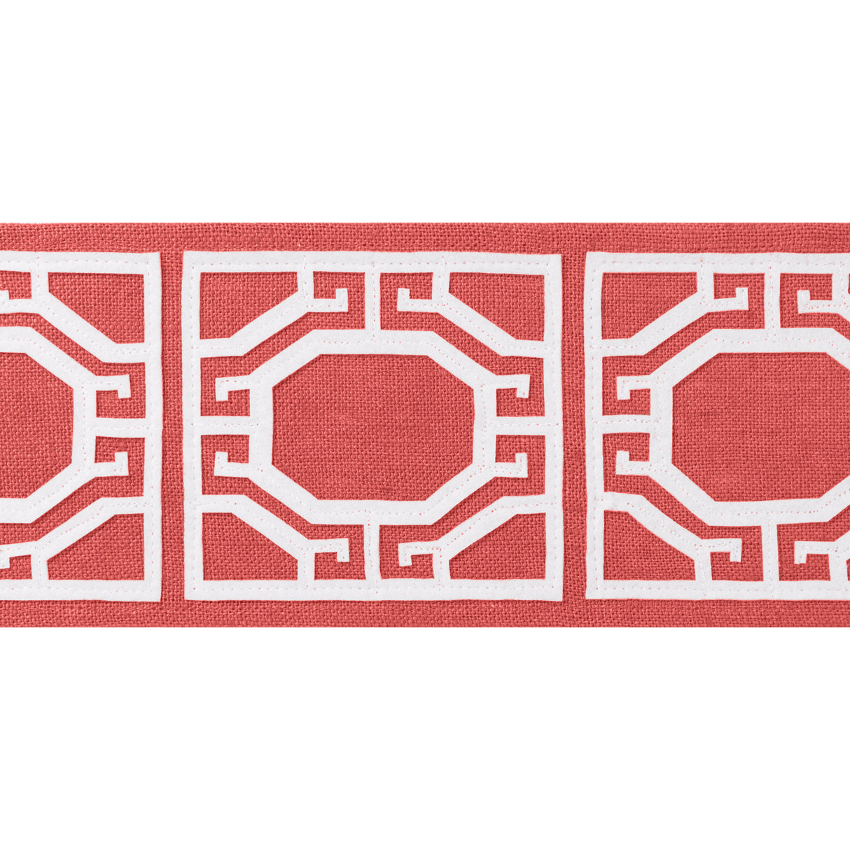 Thibaut E12007 GATE APPLIQUE TAPE Coral