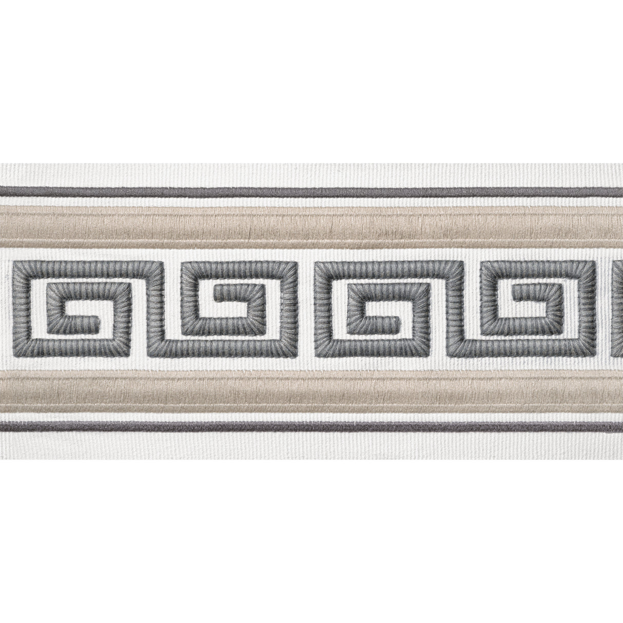 Thibaut E12110 AVENUE TAPE Linen and Platinum