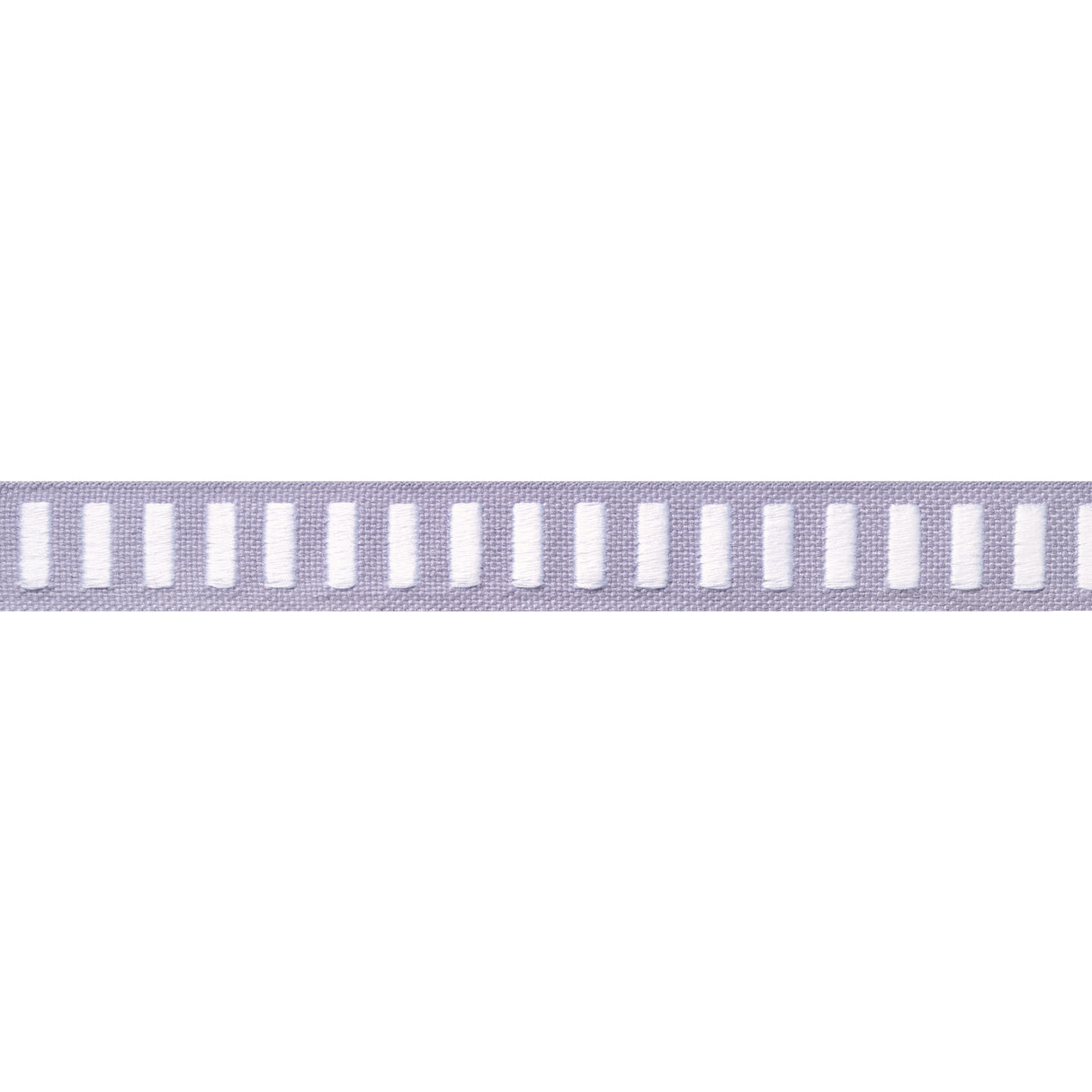 Thibaut E12123 DASH TAPE White on Lilac