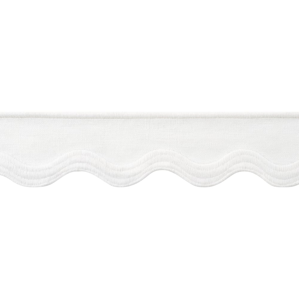 Thibaut WAVE TAPE E12328 in White on White Trim - TAPES & TR