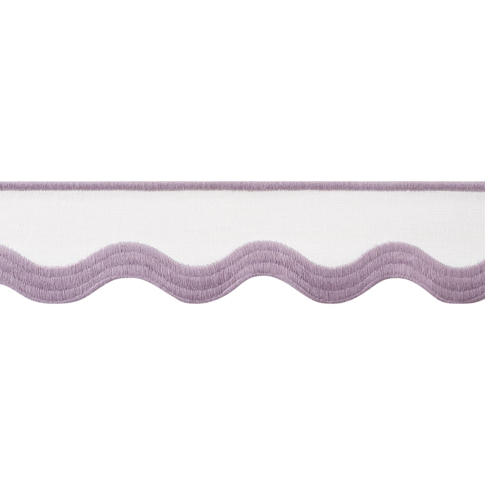 Thibaut WAVE TAPE E12330 in Lilac on White Trim - TAPES & TR