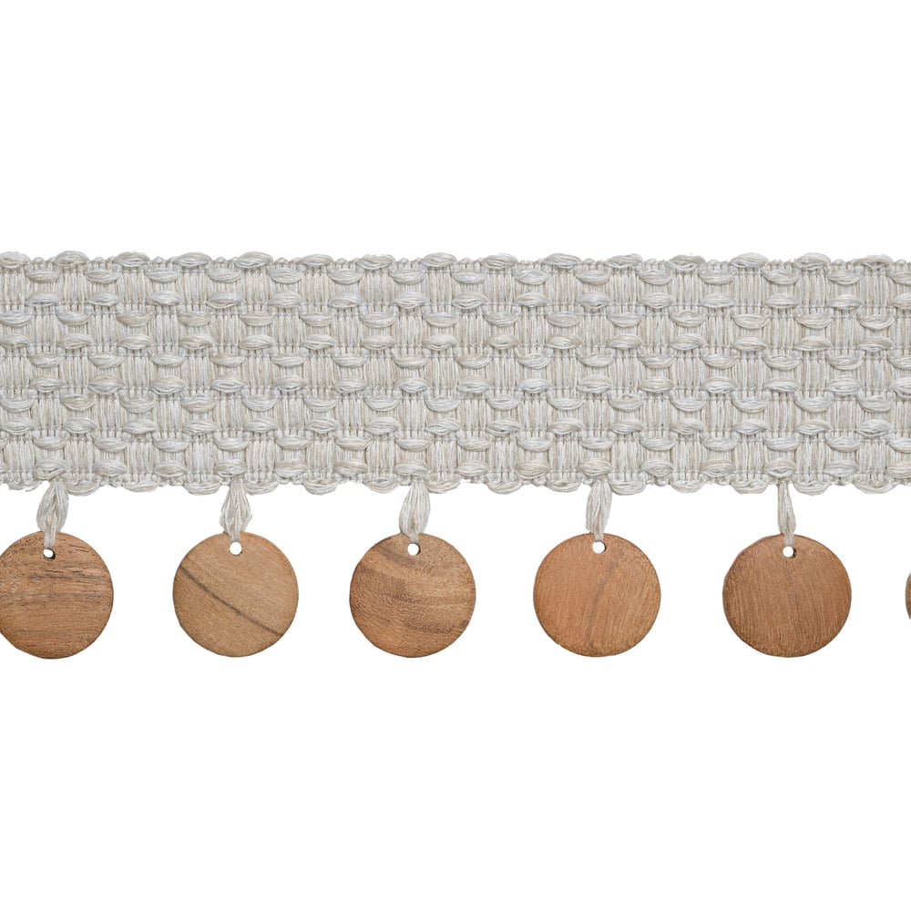 Thibaut BALI BEAD E12417 in Linen Trim - TAPES & TRIMS VOL.