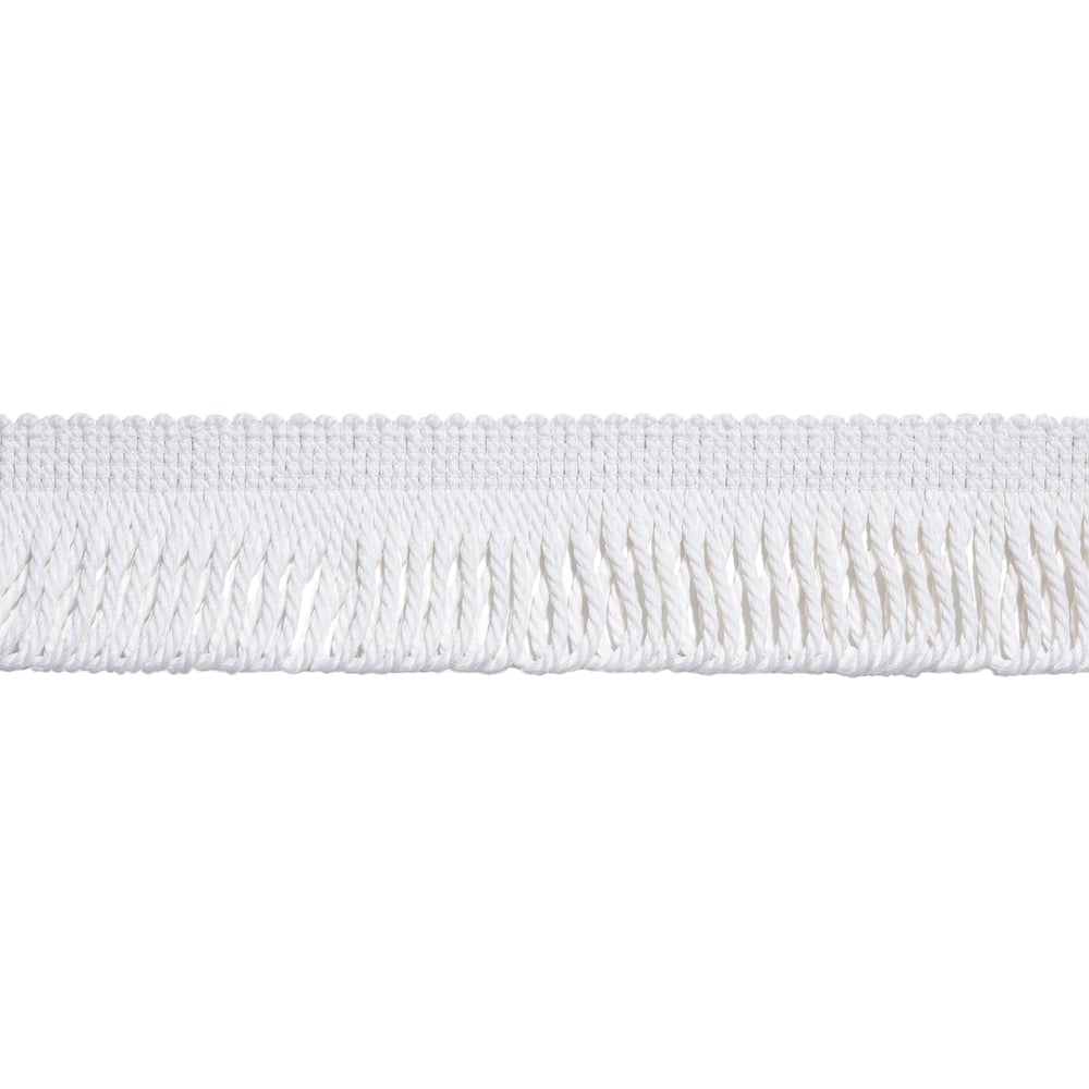 Thibaut HULA FRINGE E12420 in Snow White Trim - TAPES & TRIM