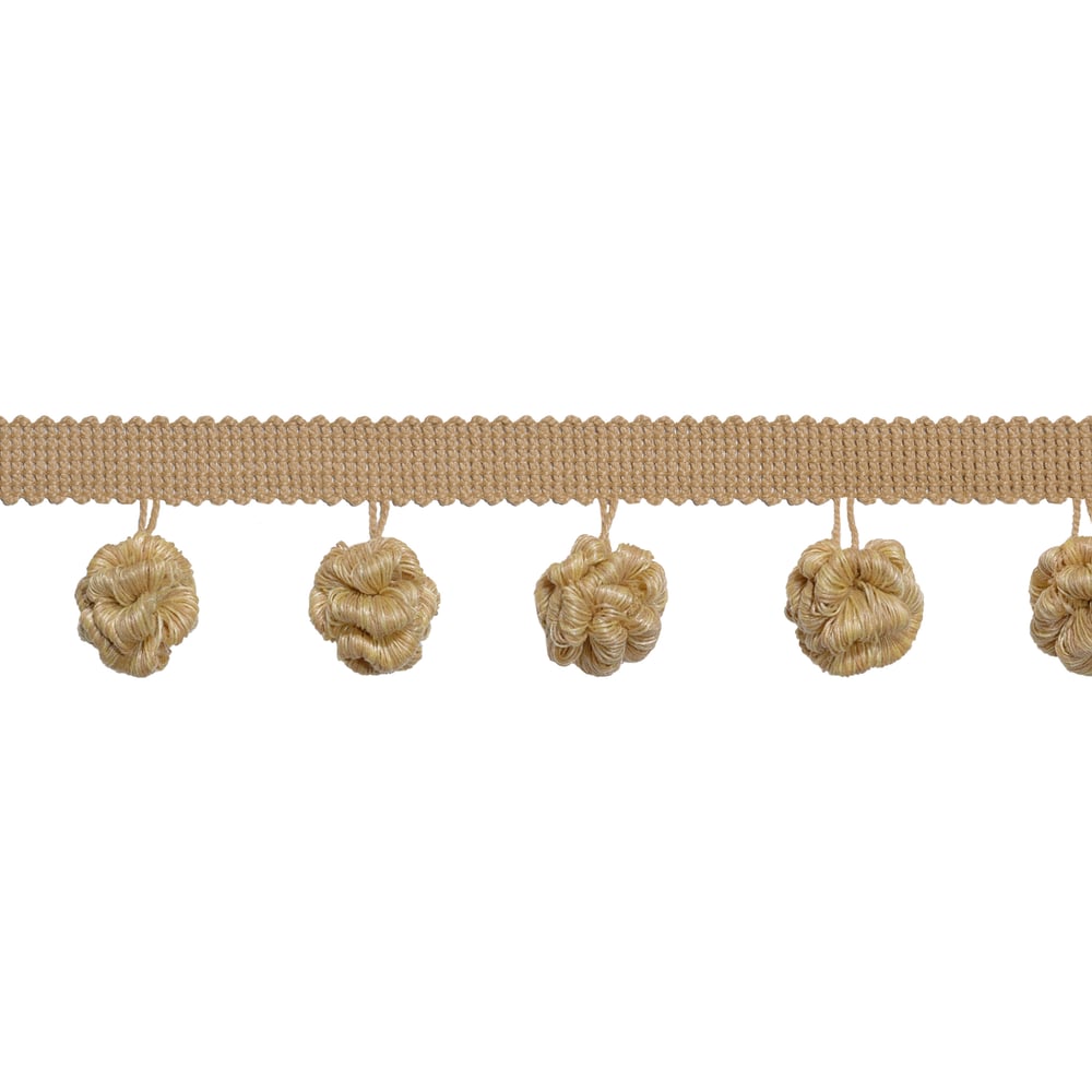 Thibaut FLORIAN FRINGE E12439 in Caramel Trim - TAPES & TRIM