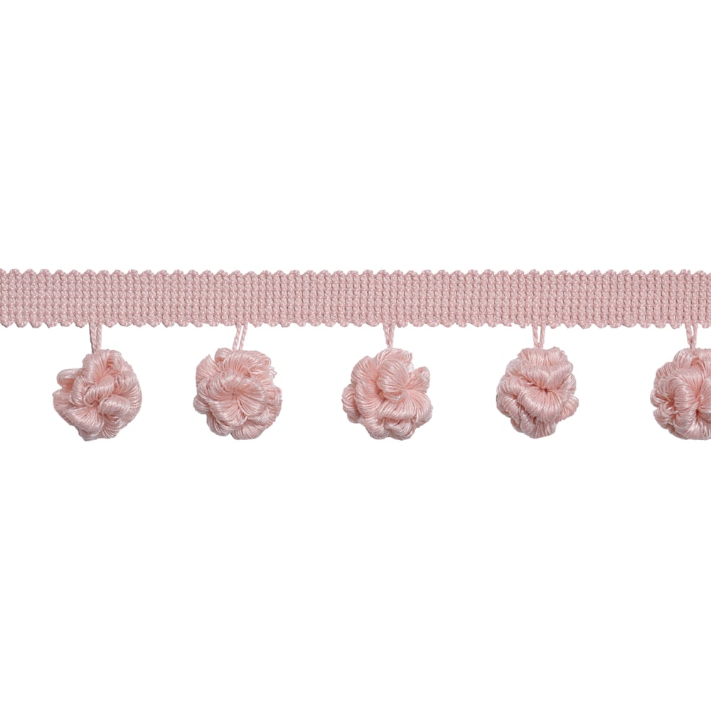 Thibaut FLORIAN FRINGE E12440 in Blush Trim - TAPES & TRIMS