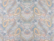 Scalamandre E5 00016855 SLATE BLUE/MULTI INDRA Fabric - Eade's Wallpaper