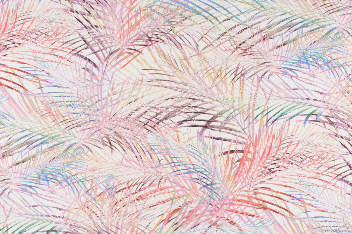 Scalamandre E6 0002CARA CORAL BRANCH PALMITOS Fabric - Eade's Wallpaper