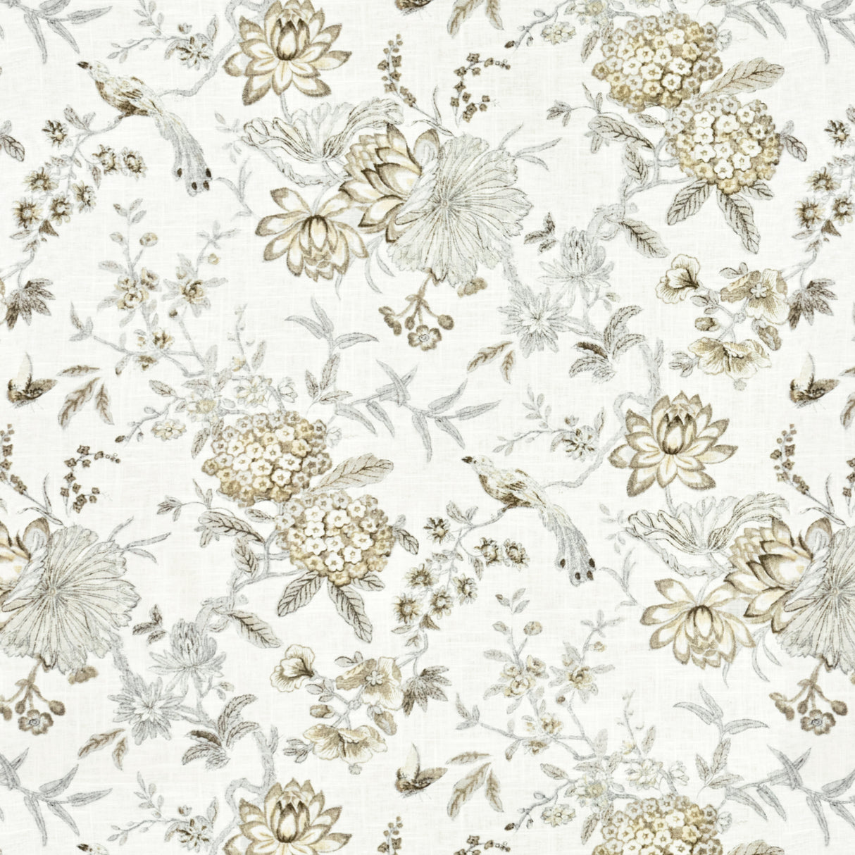 STOUT EARL-1 EARLINGTON 1 STONE Fabric - Eades Wallpaper & Fabric