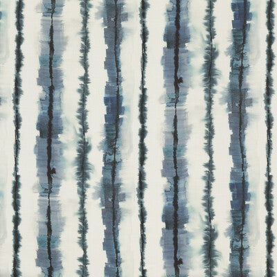THREADS ED75029.1.0 FICHETO INDIGO Fabric - Eade's Wallpaper