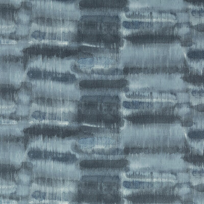 THREADS ED75039.1.0 SARABI INDIGO Fabric - Eade's Wallpaper