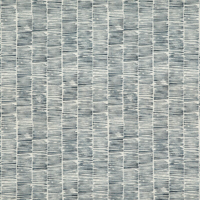 THREADS ED75044.1.0 ETCHING INDIGO Fabric - Eade's Wallpaper