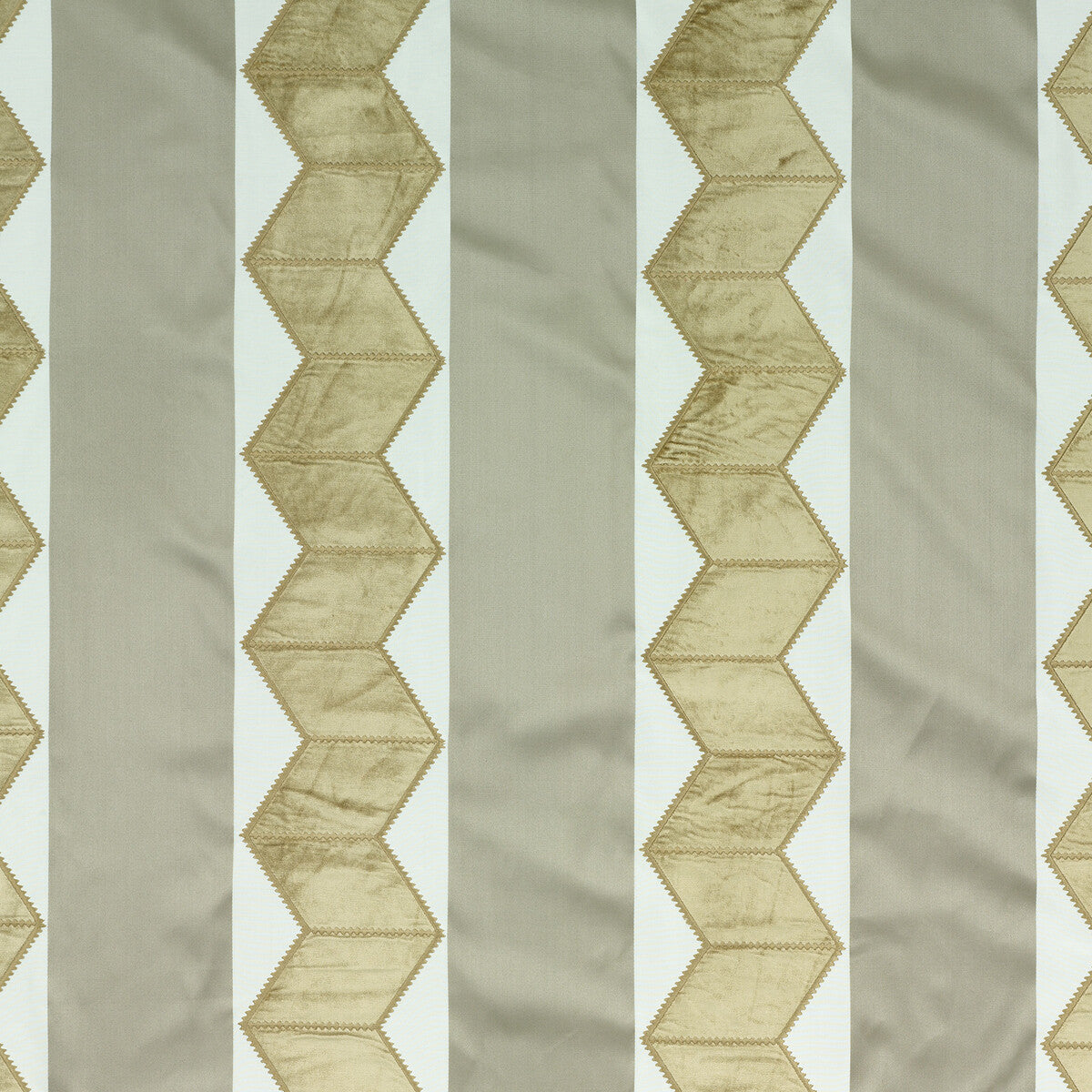 THREADS ED85208.2.0 CASCADE VELVET BRONZE/PEWTER Fabric - Eade's Wallpaper