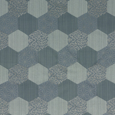 THREADS ED85223.940.0 ENTWINED SLATE Fabric - Eade's Wallpaper
