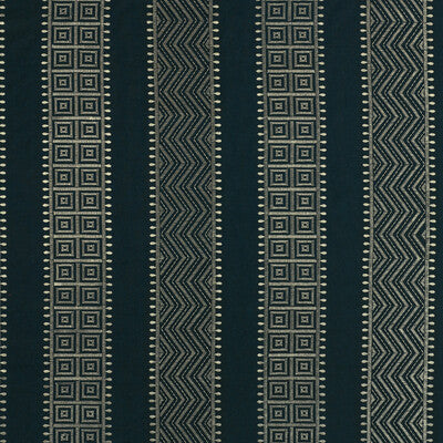 THREADS ED85239.680.0 VARIATION INDIGO Fabric - Eade's Wallpaper