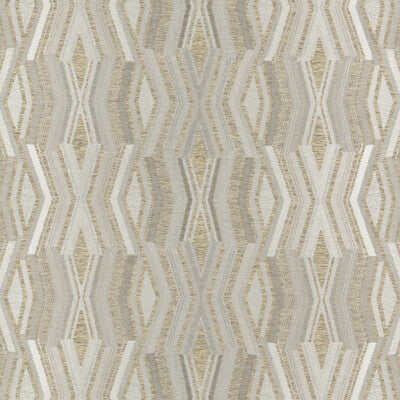 THREADS ED85278.2.0 MERIDIAN SILVER Fabric - Eade's Wallpaper