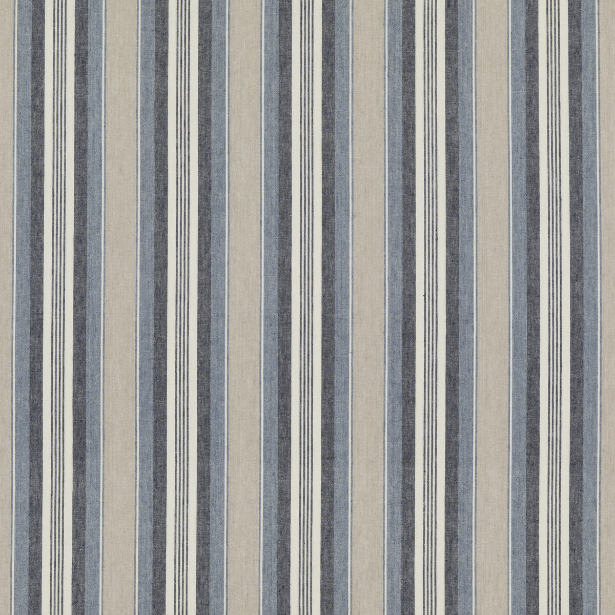 THREADS ED85301.680.0 LOVISA INDIGO Fabric - Eade's Wallpaper