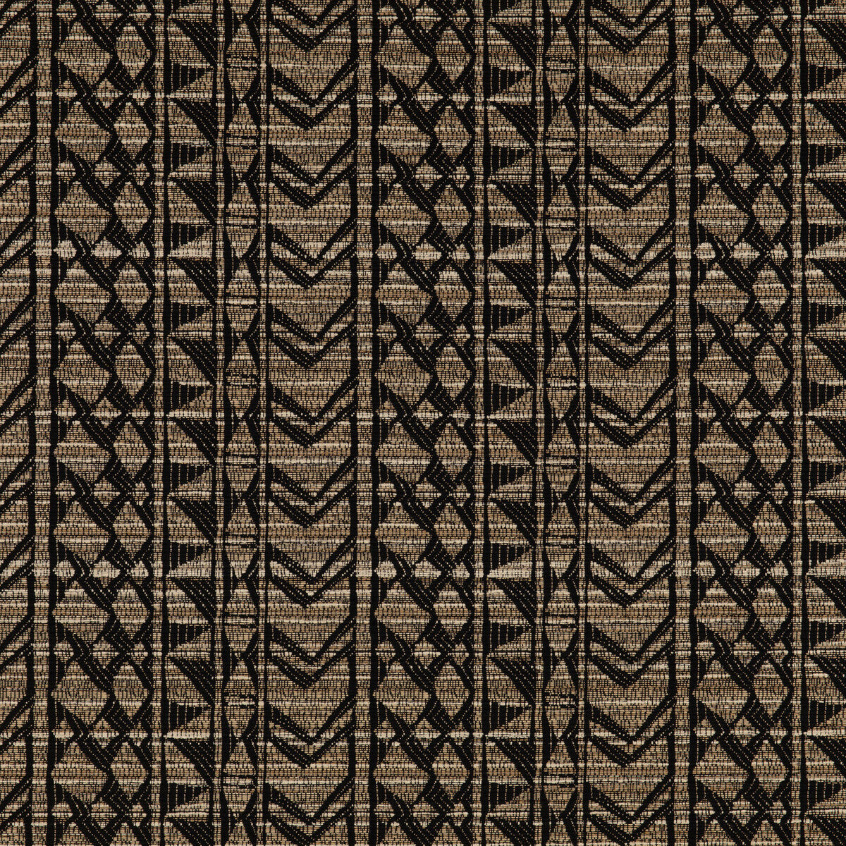 THREADS ED85318.985.0 BUTABU CHARCOAL Fabric - Eade's Wallpaper