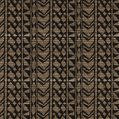THREADS ED85318.985.0 BUTABU CHARCOAL Fabric - Eade's Wallpaper