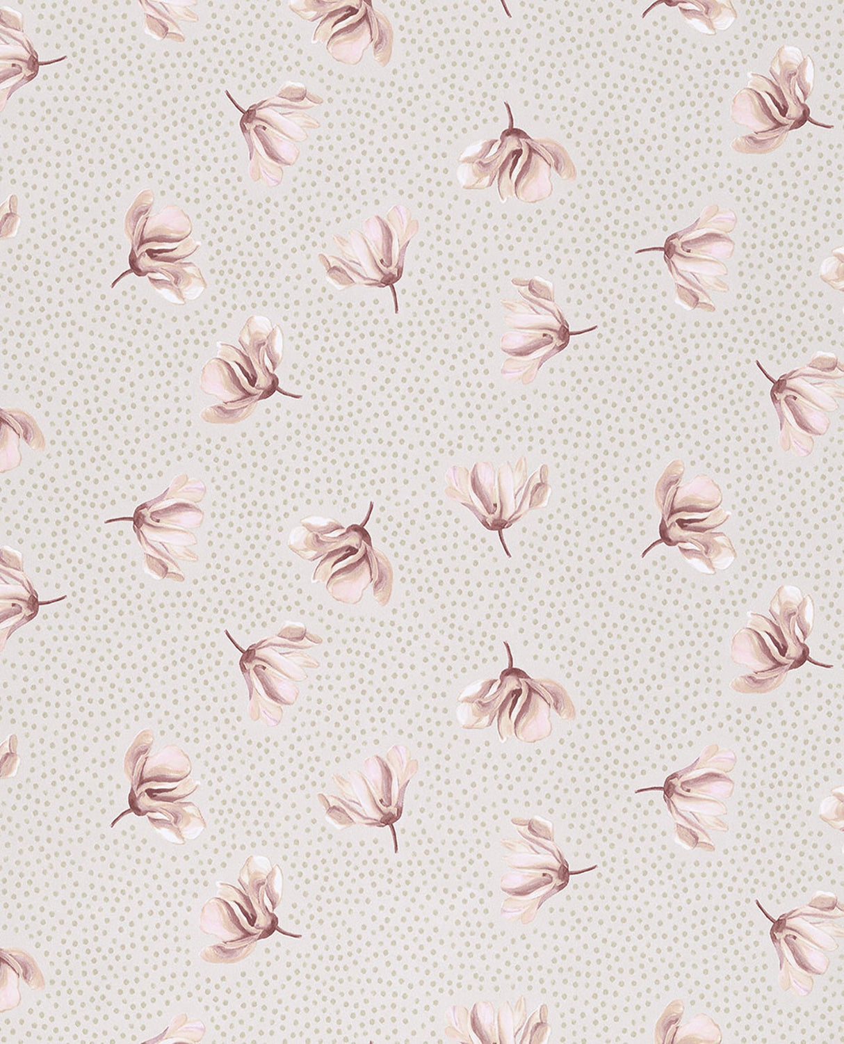 Eijffinger EJ365071 Mullein Blush Floral Wallpaper