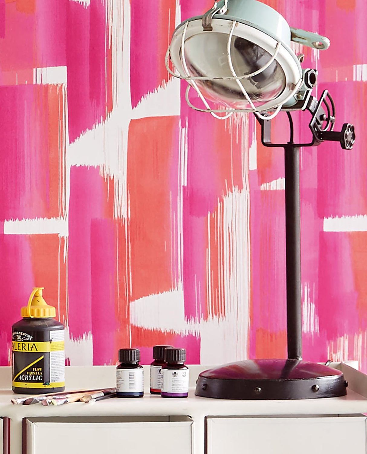 Eijffinger EJ377003 Vilgot Pink Abstract Wallpaper