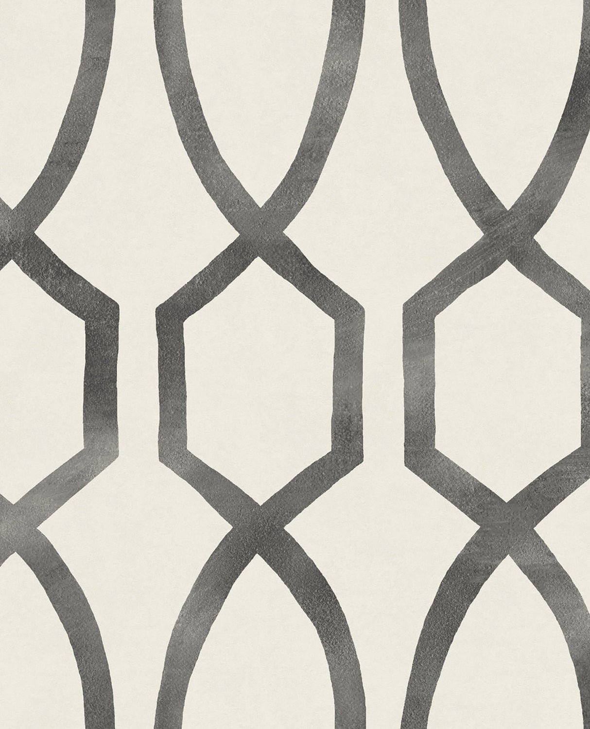 Eijffinger EJ377041 Stina Charcoal Trellis Wallpaper