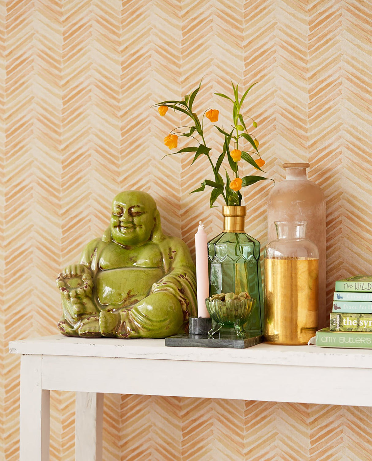 Eijffinger EJ377091 Tilde Wheat Chevron Wallpaper