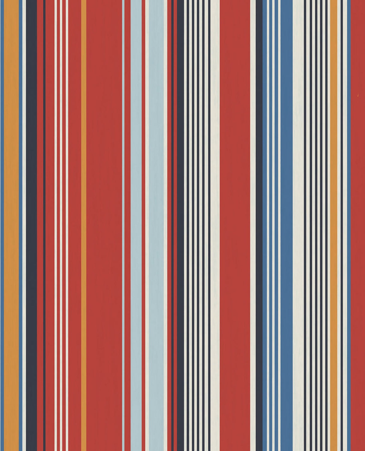 Eijffinger EJ377113 Svea Red Stripe Wallpaper