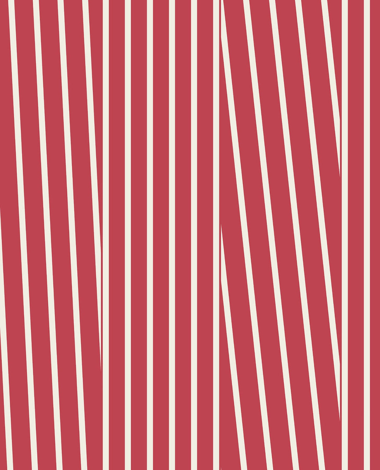 Eijffinger EJ377121 Maryam Red Modern Stripe Wallpaper