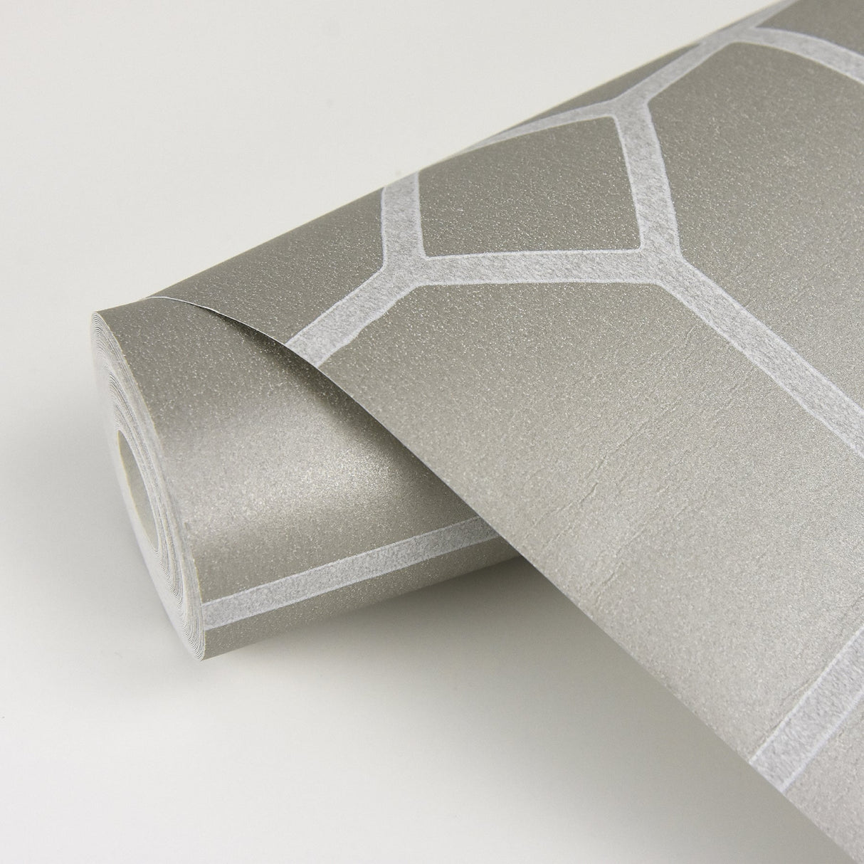 Eijffinger EJ382510 Johan Taupe Trellis Wallpaper