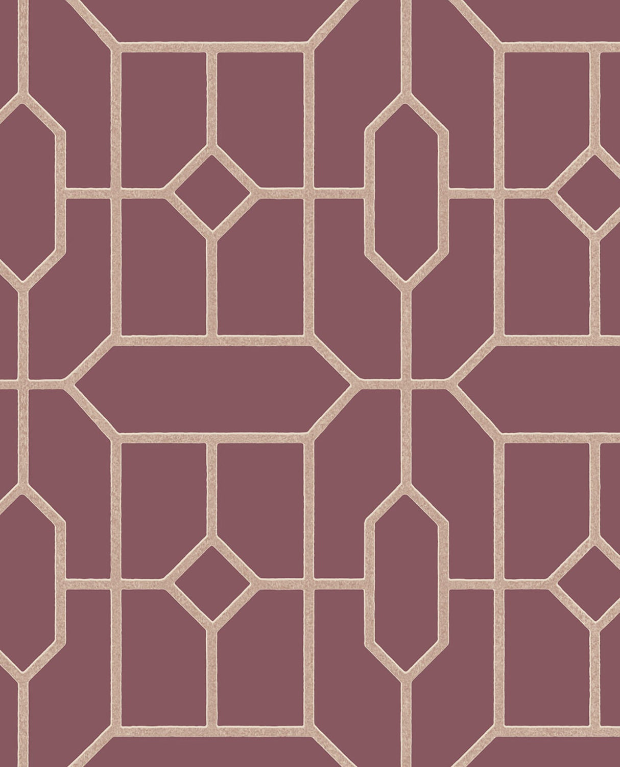 Eijffinger EJ382514 Johan Maroon Trellis Wallpaper