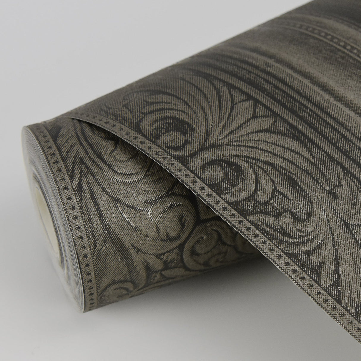 Eijffinger EJ382522 Olsson Charcoal Wood Panel Wallpaper