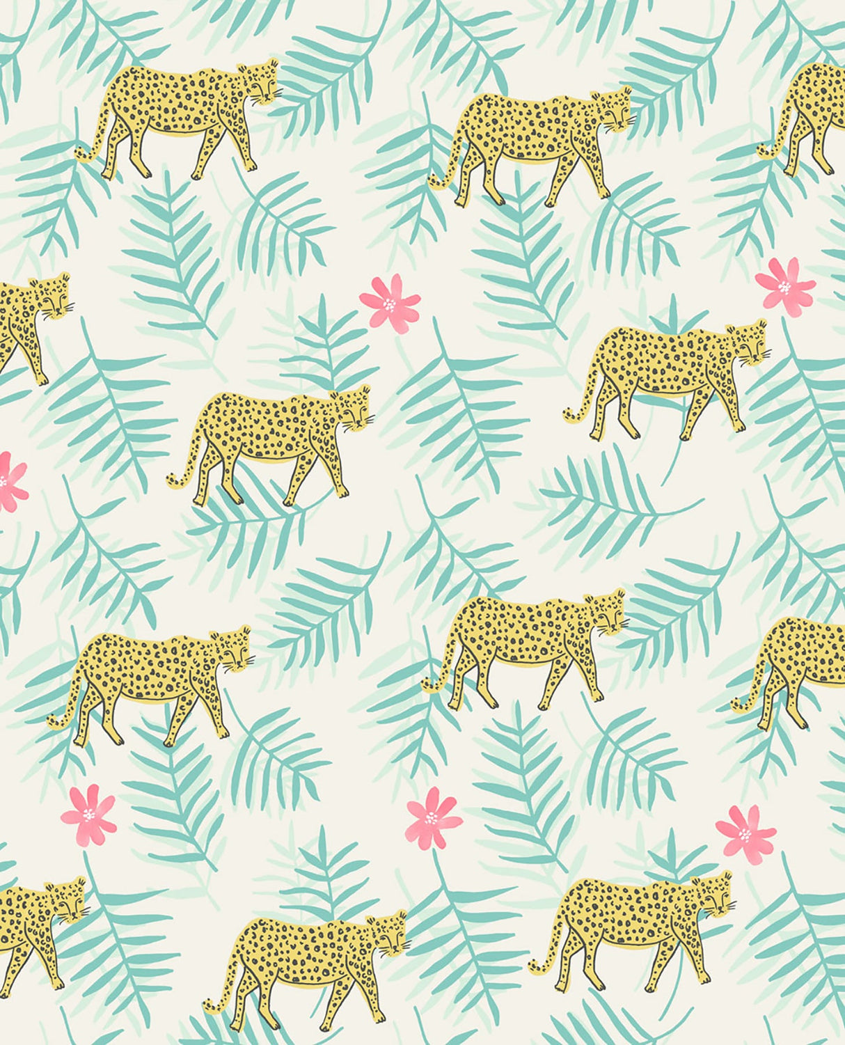 Eijffinger EJ383550 Exempel Multicolor Cheetah Wallpaper