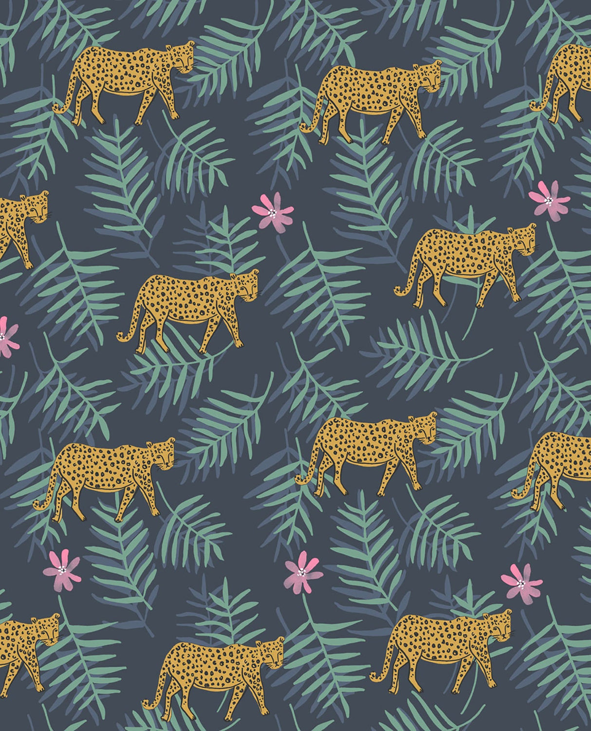 Eijffinger EJ383552 Exempel Charcoal Cheetah Wallpaper