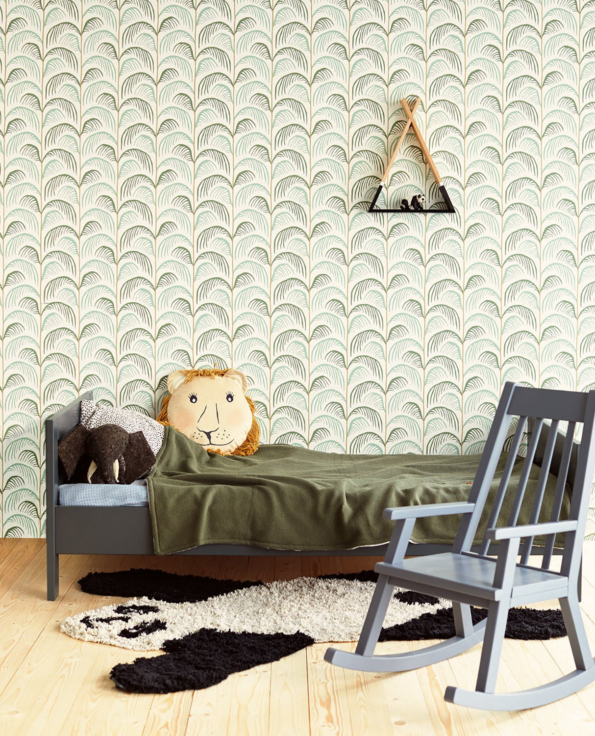 Eijffinger EJ399070 Altruria Green Tree Wallpaper