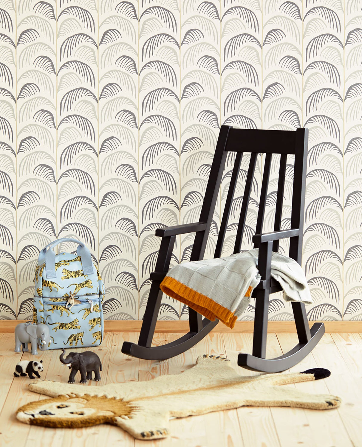 Eijffinger EJ399072 Altruria Grey Tree Wallpaper