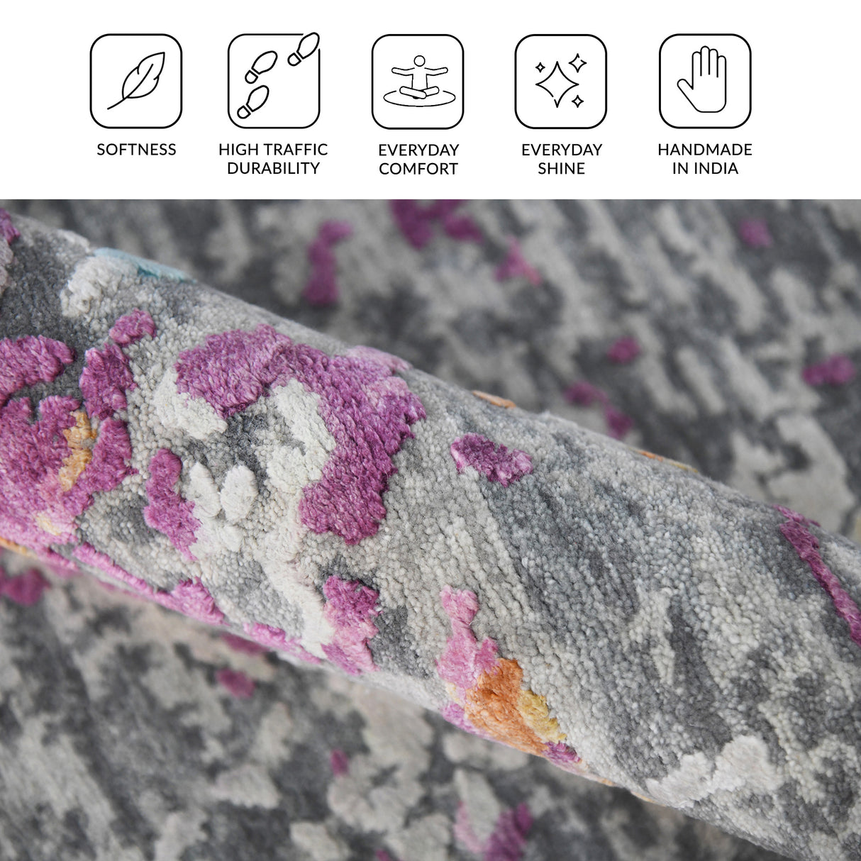 Amer Rugs ESS-5 Essence Contemporary Abstract Area Rug